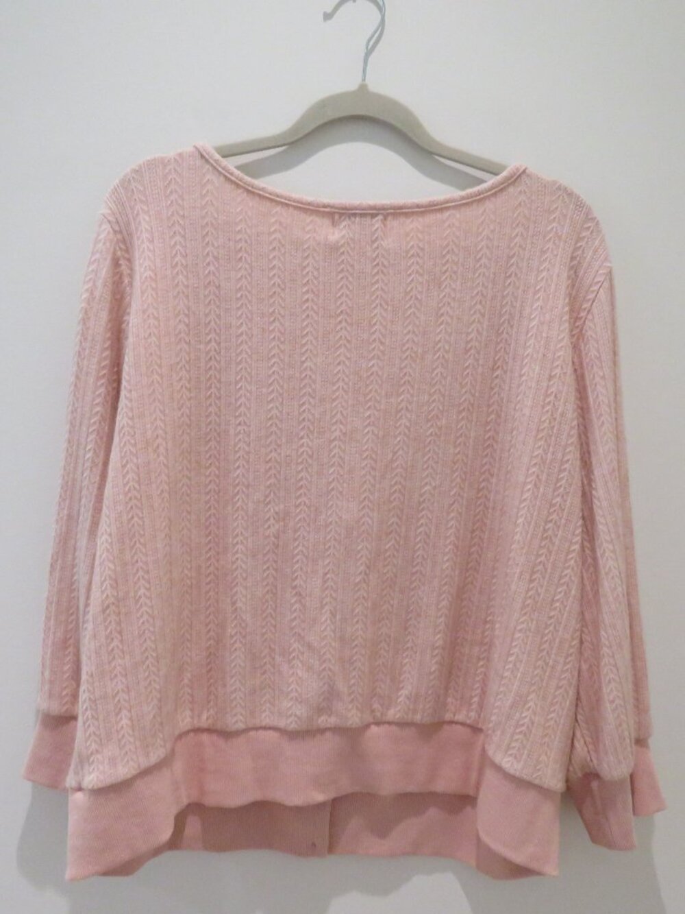 UNIQUE VINTAGE Pointelle Cardigan Top Blush Pink 3X Retro Pinup 1950s Trad Wife - Picture 8 of 13